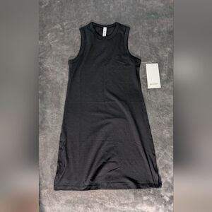 NWT Lululemon Athletica Black Classic Cotton Blend Dress - Size 0